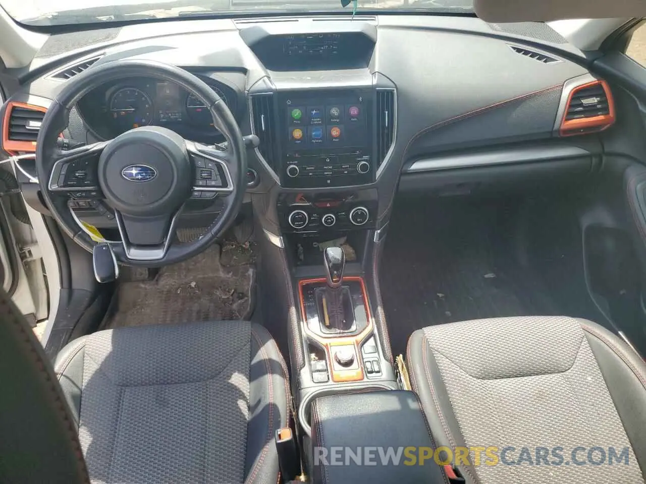 8 fotografías del automóvil dañado JF2SKARC8LH516345 SUBARU FORESTER 2020