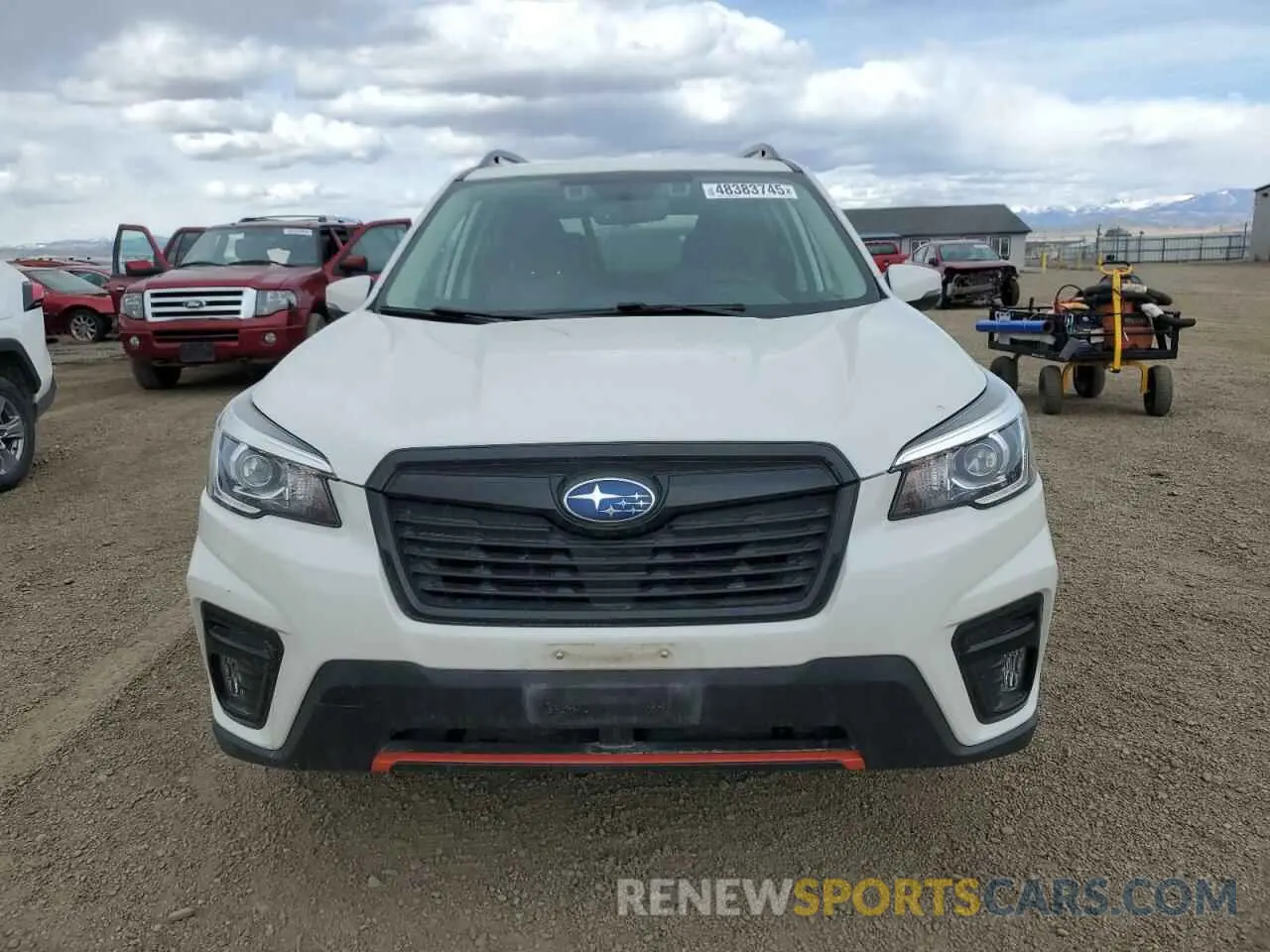 5 fotografías del automóvil dañado JF2SKARC8LH606112 SUBARU FORESTER 2020