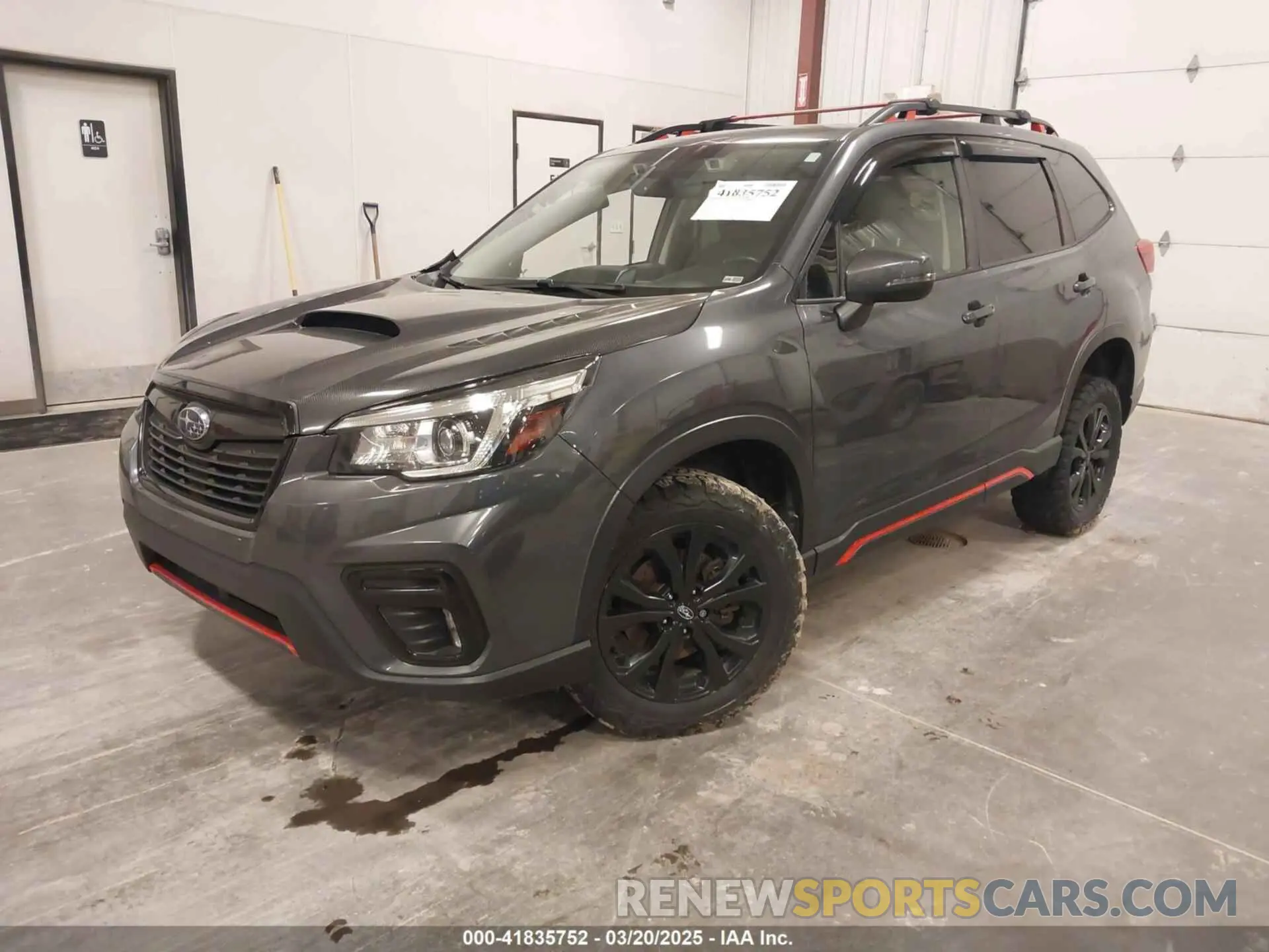 2 fotografías del automóvil dañado JF2SKARC9LH458777 SUBARU FORESTER 2020