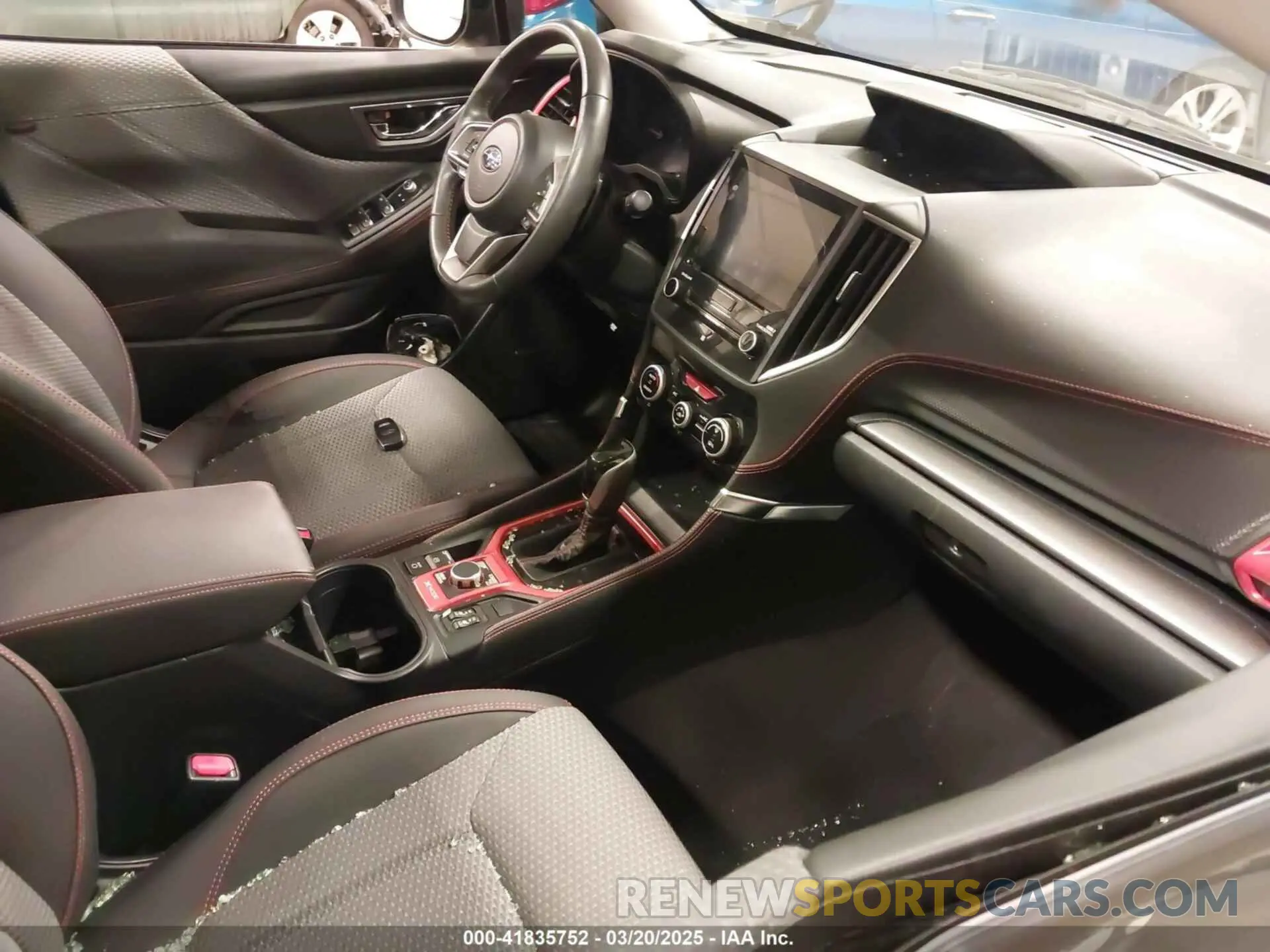 5 fotografías del automóvil dañado JF2SKARC9LH458777 SUBARU FORESTER 2020