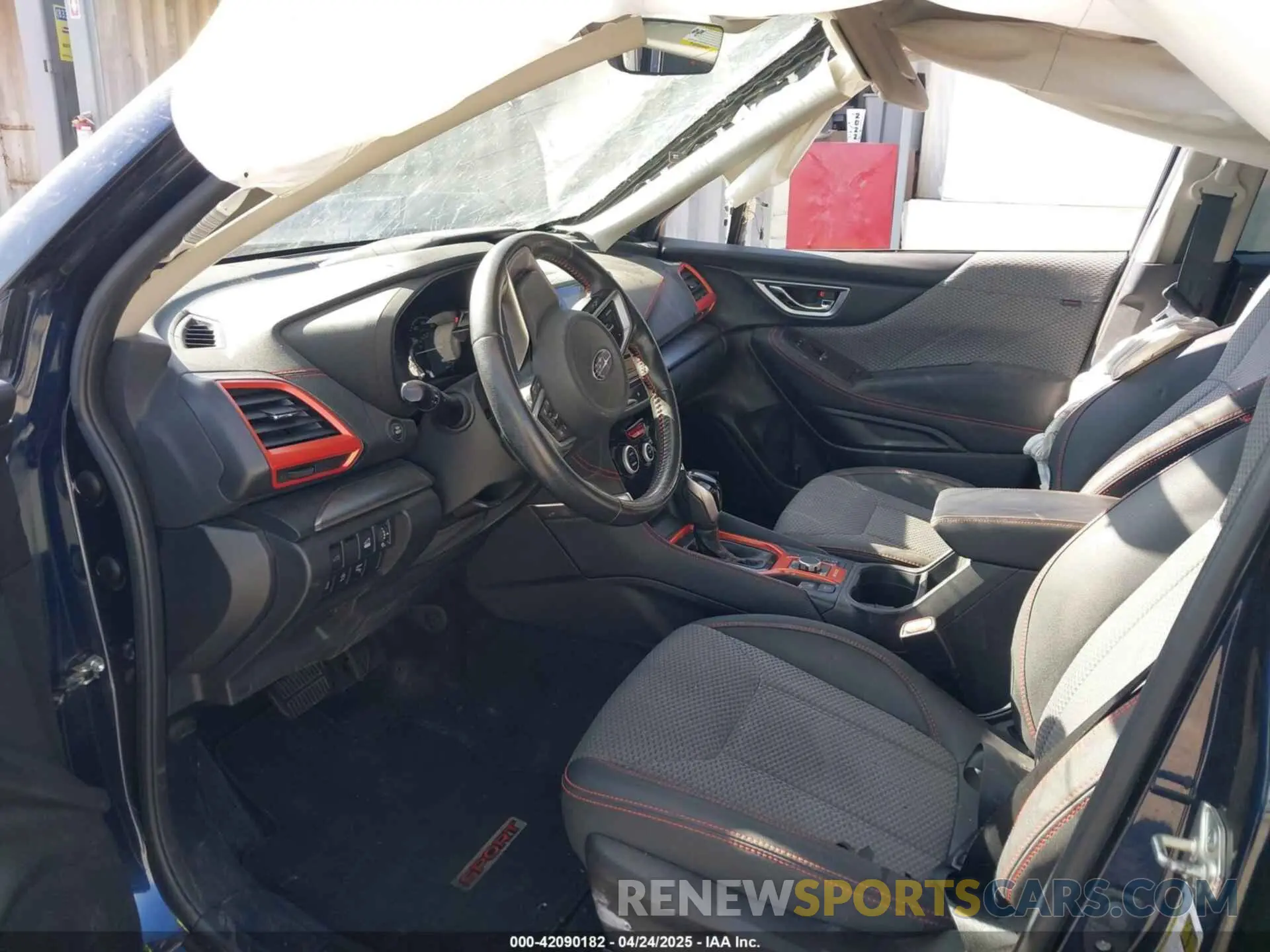 5 fotografías del automóvil dañado JF2SKARC9LH599901 SUBARU FORESTER 2020