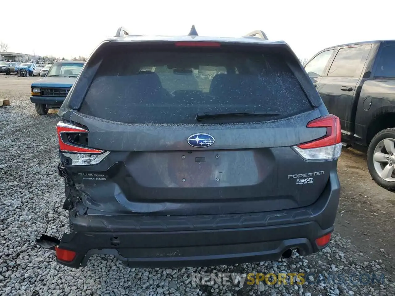 6 fotografías del automóvil dañado JF2SKASC0LH530086 SUBARU FORESTER 2020