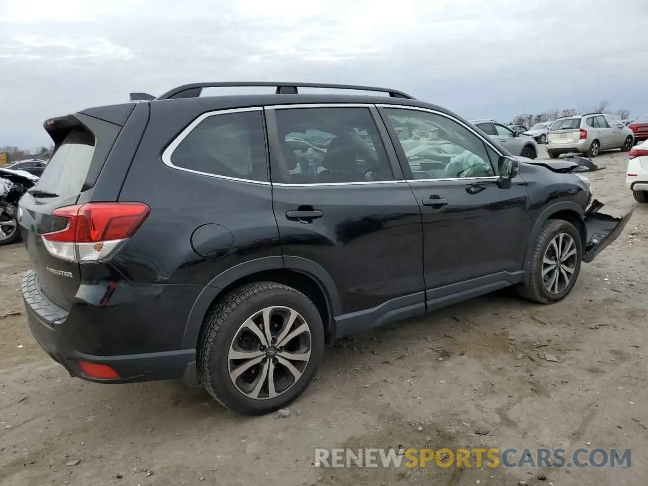 3 fotografías del automóvil dañado JF2SKASC8LH429233 SUBARU FORESTER 2020
