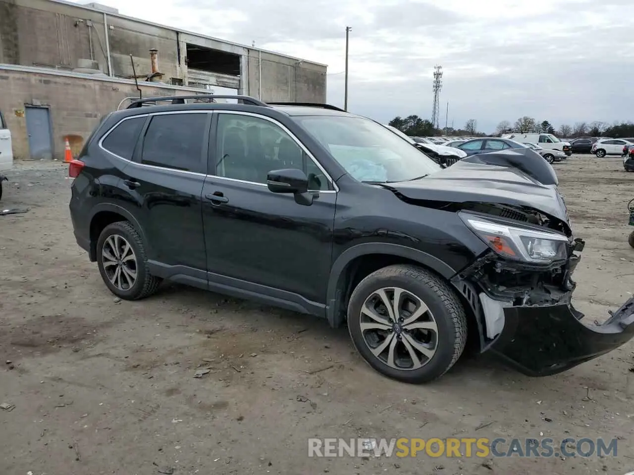 4 fotografías del automóvil dañado JF2SKASC8LH429233 SUBARU FORESTER 2020