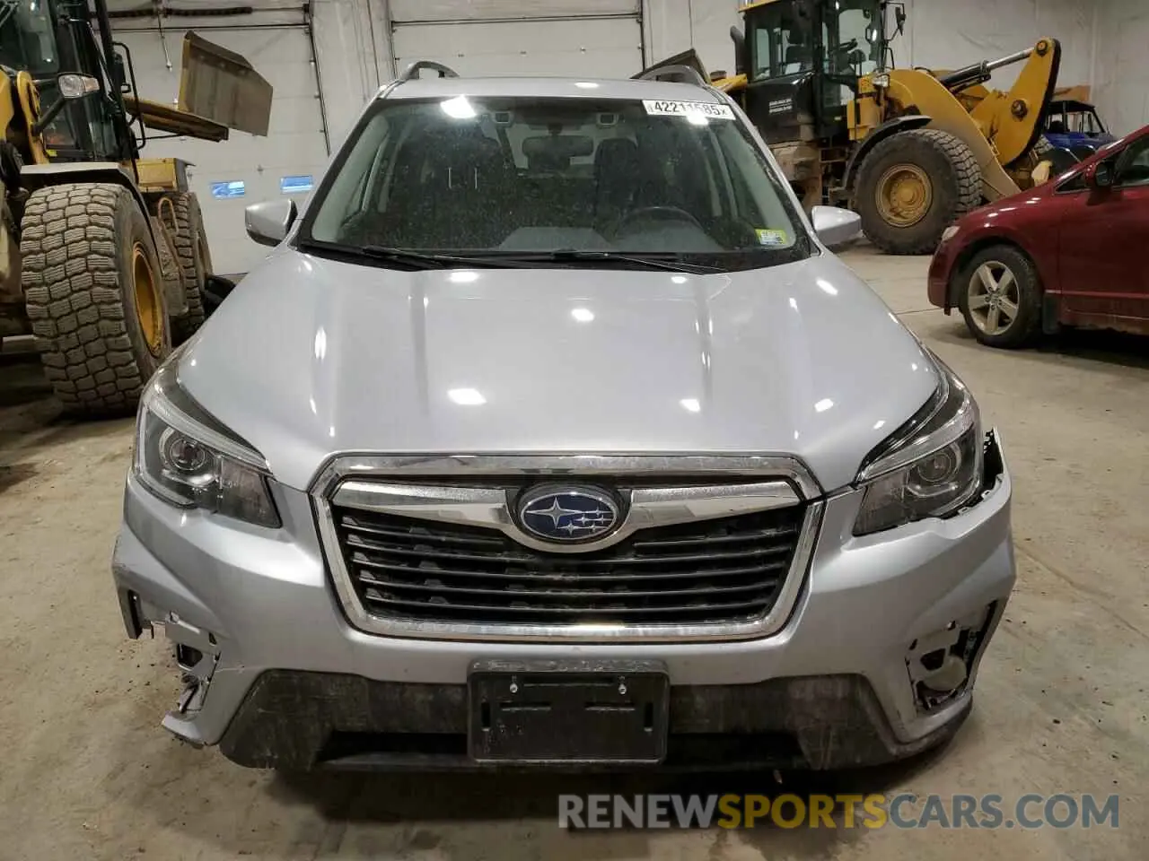 5 fotografías del automóvil dañado JF2SKASC9LH585152 SUBARU FORESTER 2020
