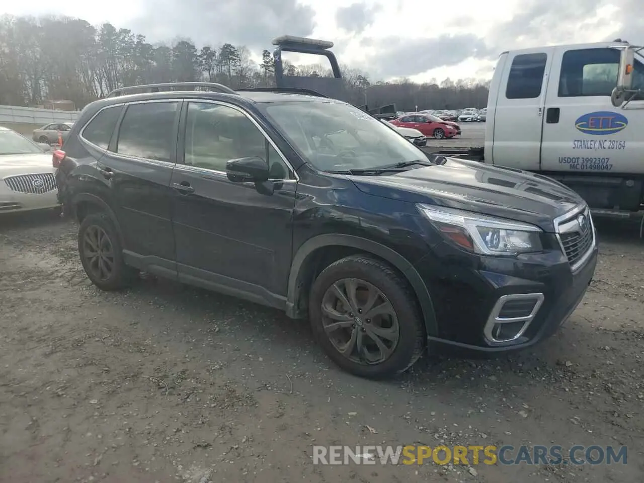 4 fotografías del automóvil dañado JF2SKASCXLH606378 SUBARU FORESTER 2020