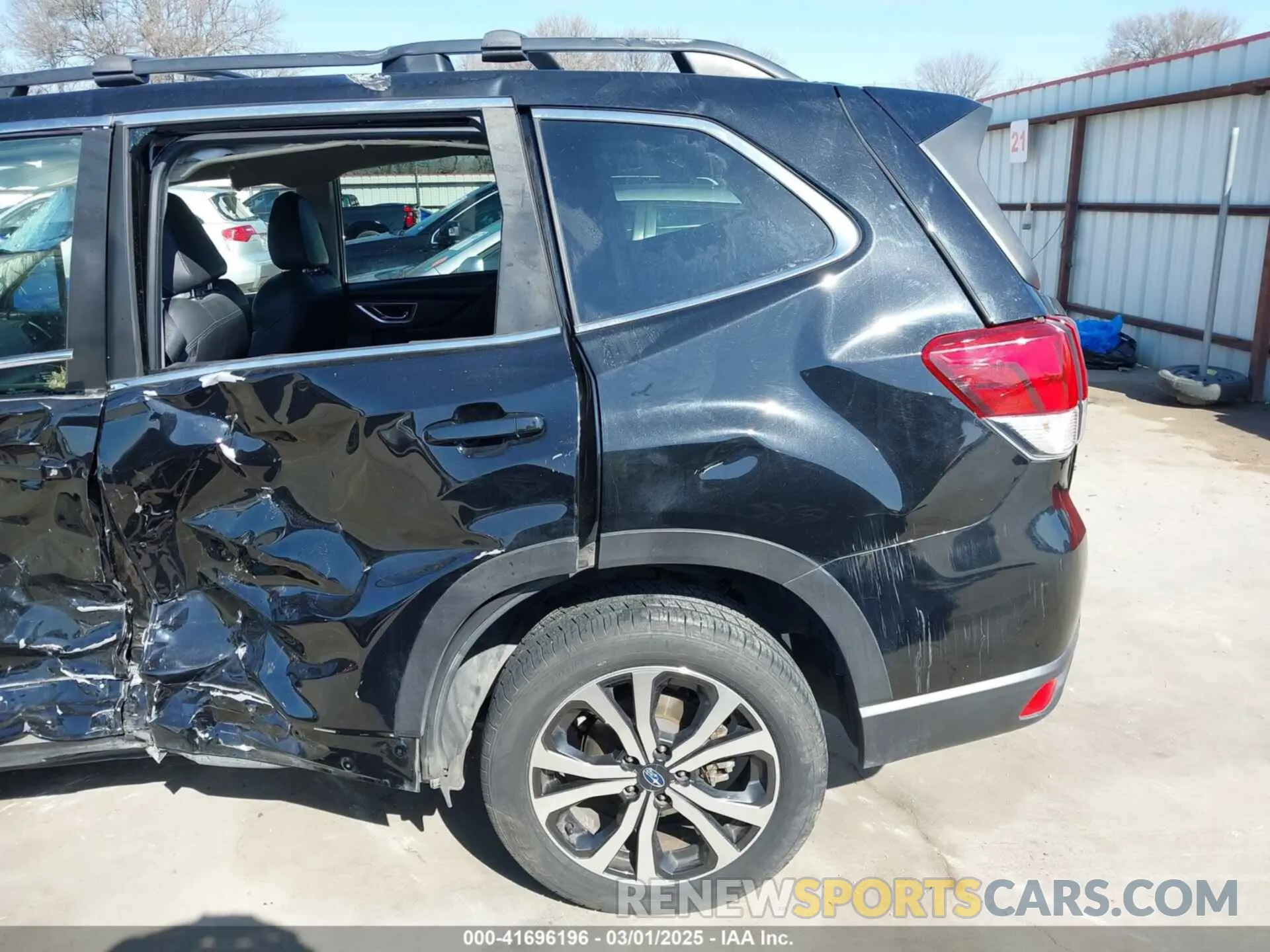 12 fotografías del automóvil dañado JF2SKAUC0LH468024 SUBARU FORESTER 2020