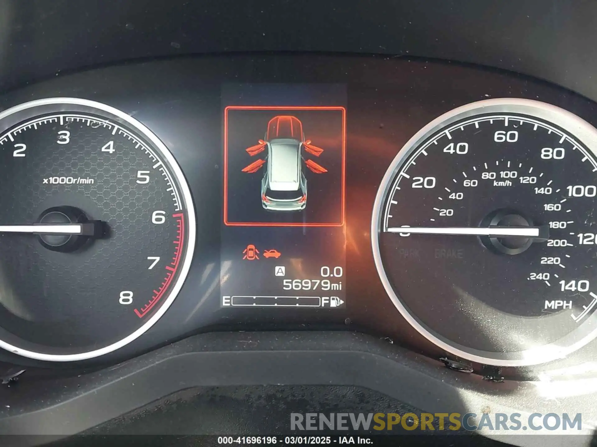 7 fotografías del automóvil dañado JF2SKAUC0LH468024 SUBARU FORESTER 2020