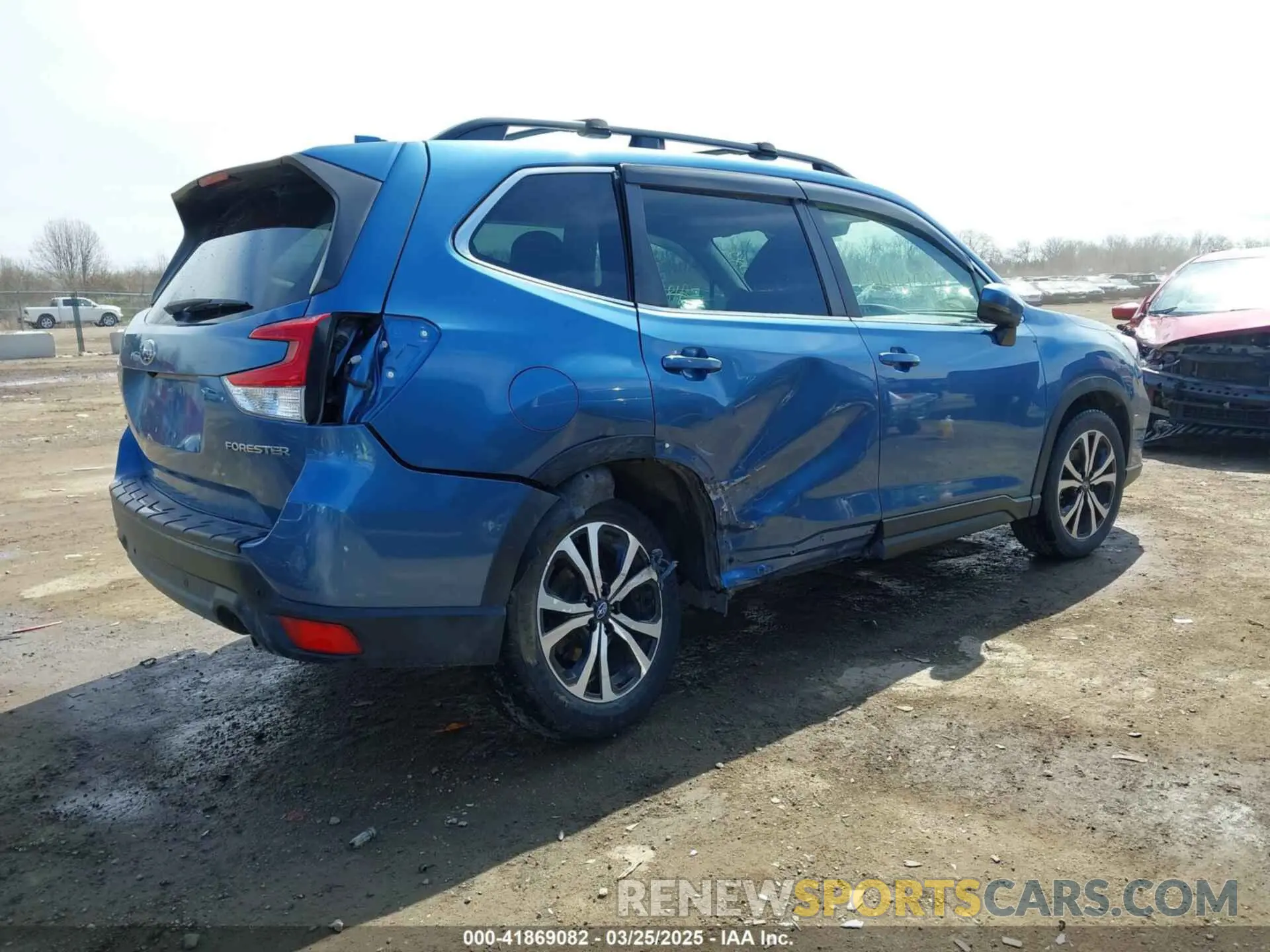 4 fotografías del automóvil dañado JF2SKAUC1LH465214 SUBARU FORESTER 2020