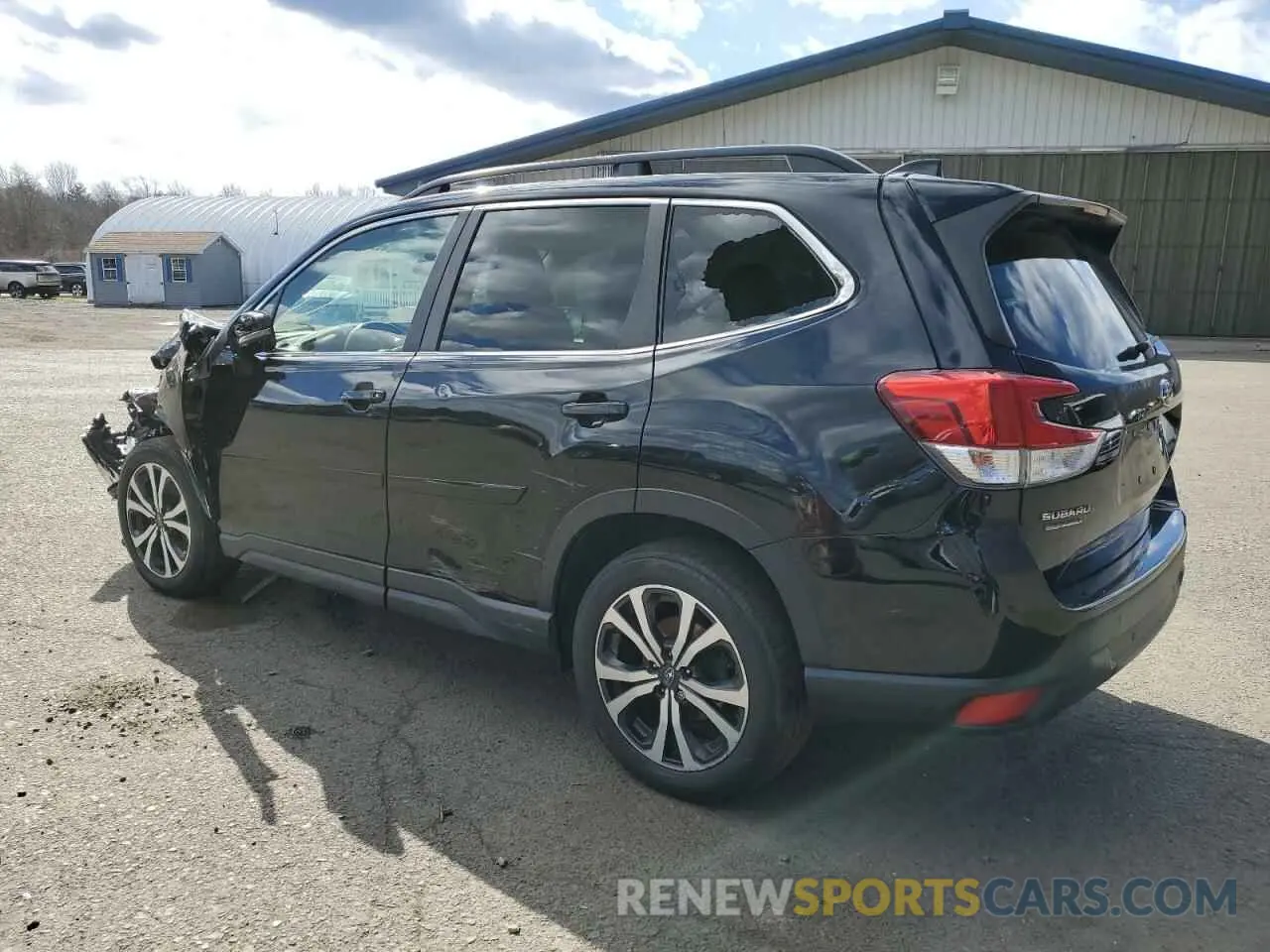 2 fotografías del automóvil dañado JF2SKAUC2LH528319 SUBARU FORESTER 2020