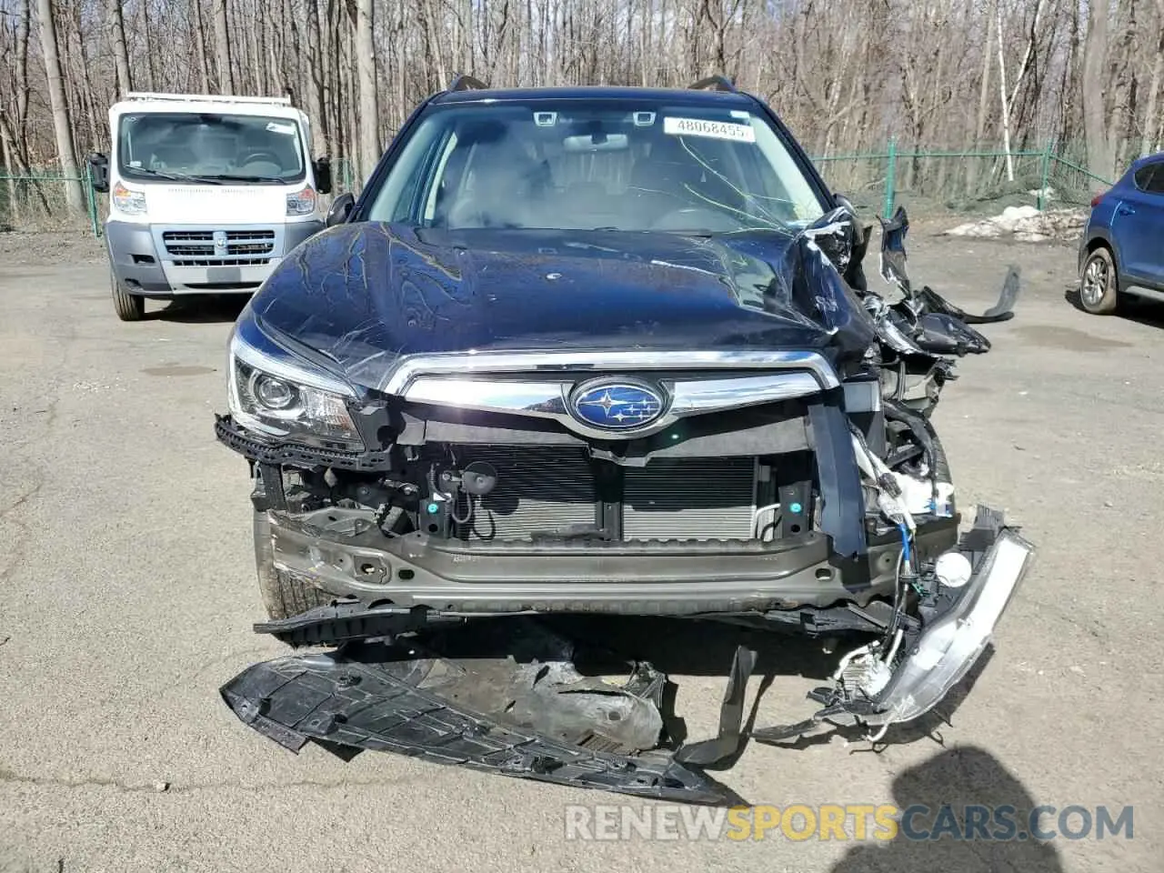 5 fotografías del automóvil dañado JF2SKAUC2LH528319 SUBARU FORESTER 2020