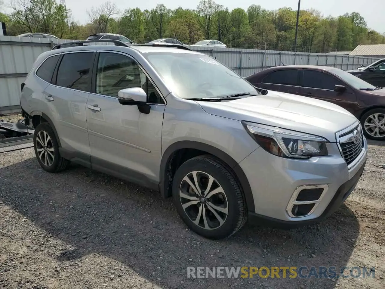 4 fotografías del automóvil dañado JF2SKAUC3LH407329 SUBARU FORESTER 2020