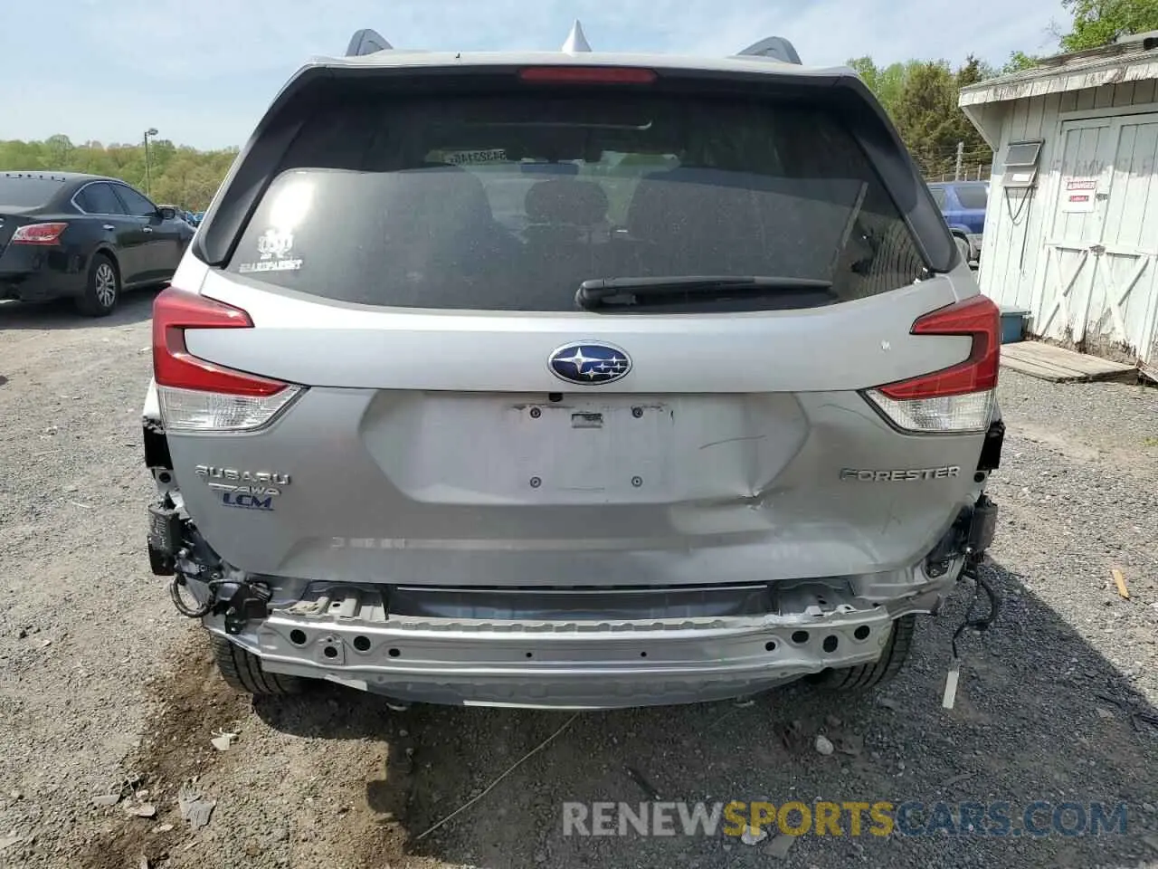 6 fotografías del automóvil dañado JF2SKAUC3LH407329 SUBARU FORESTER 2020