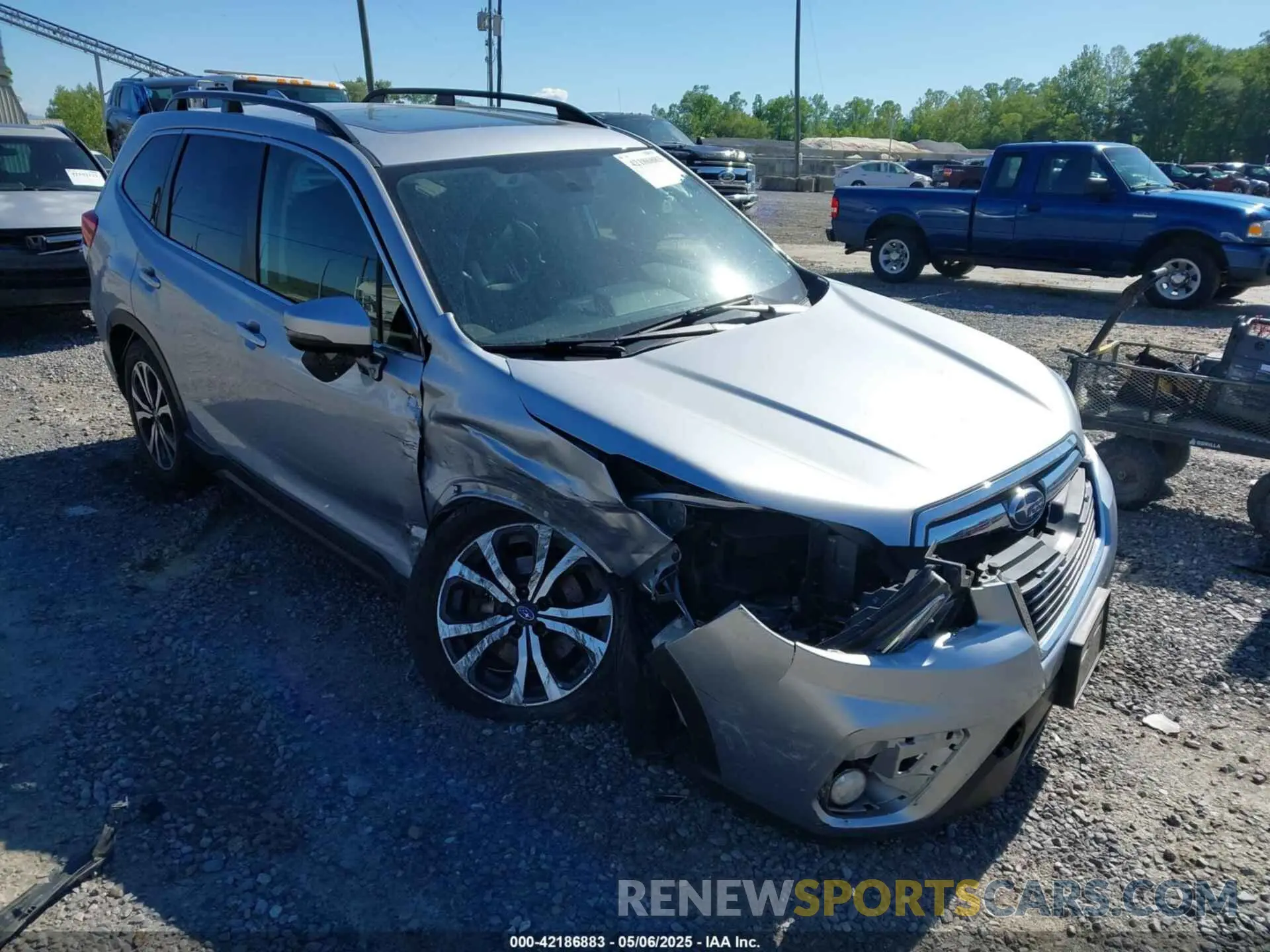 1 fotografías del automóvil dañado JF2SKAUC3LH457471 SUBARU FORESTER 2020