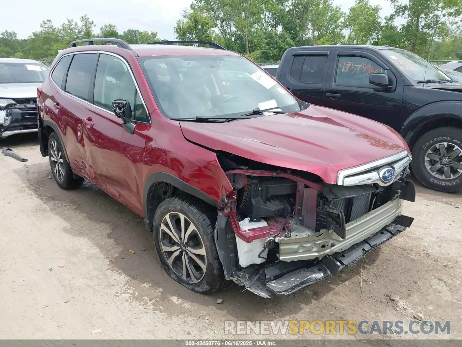 1 fotografías del automóvil dañado JF2SKAUC3LH473668 SUBARU FORESTER 2020