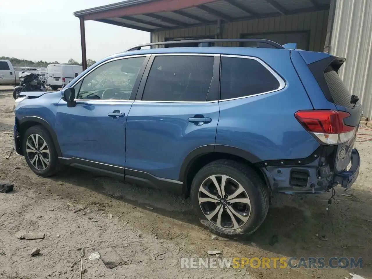 2 fotografías del automóvil dañado JF2SKAUC3LH579179 SUBARU FORESTER 2020