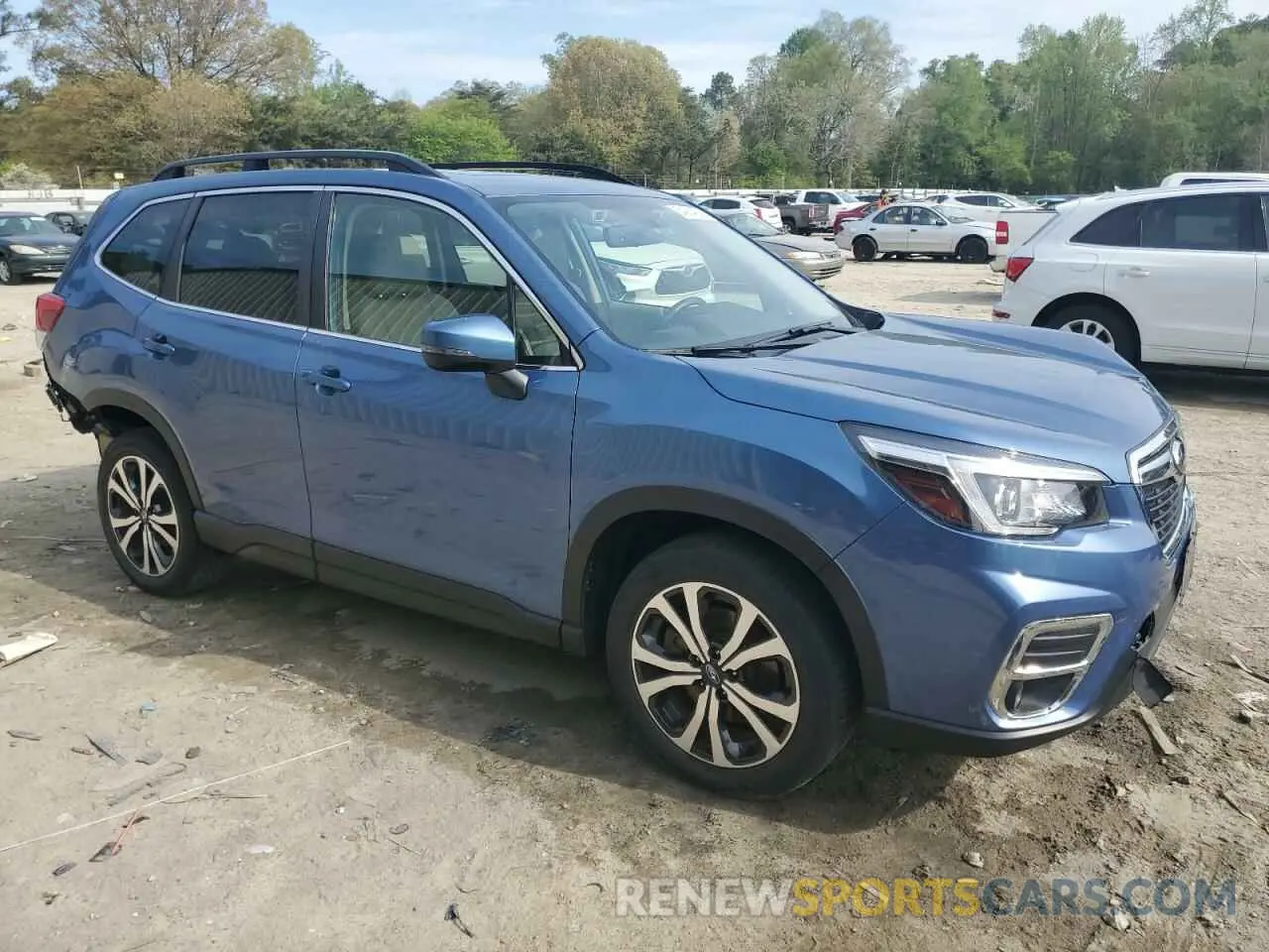 4 fotografías del automóvil dañado JF2SKAUC3LH579179 SUBARU FORESTER 2020