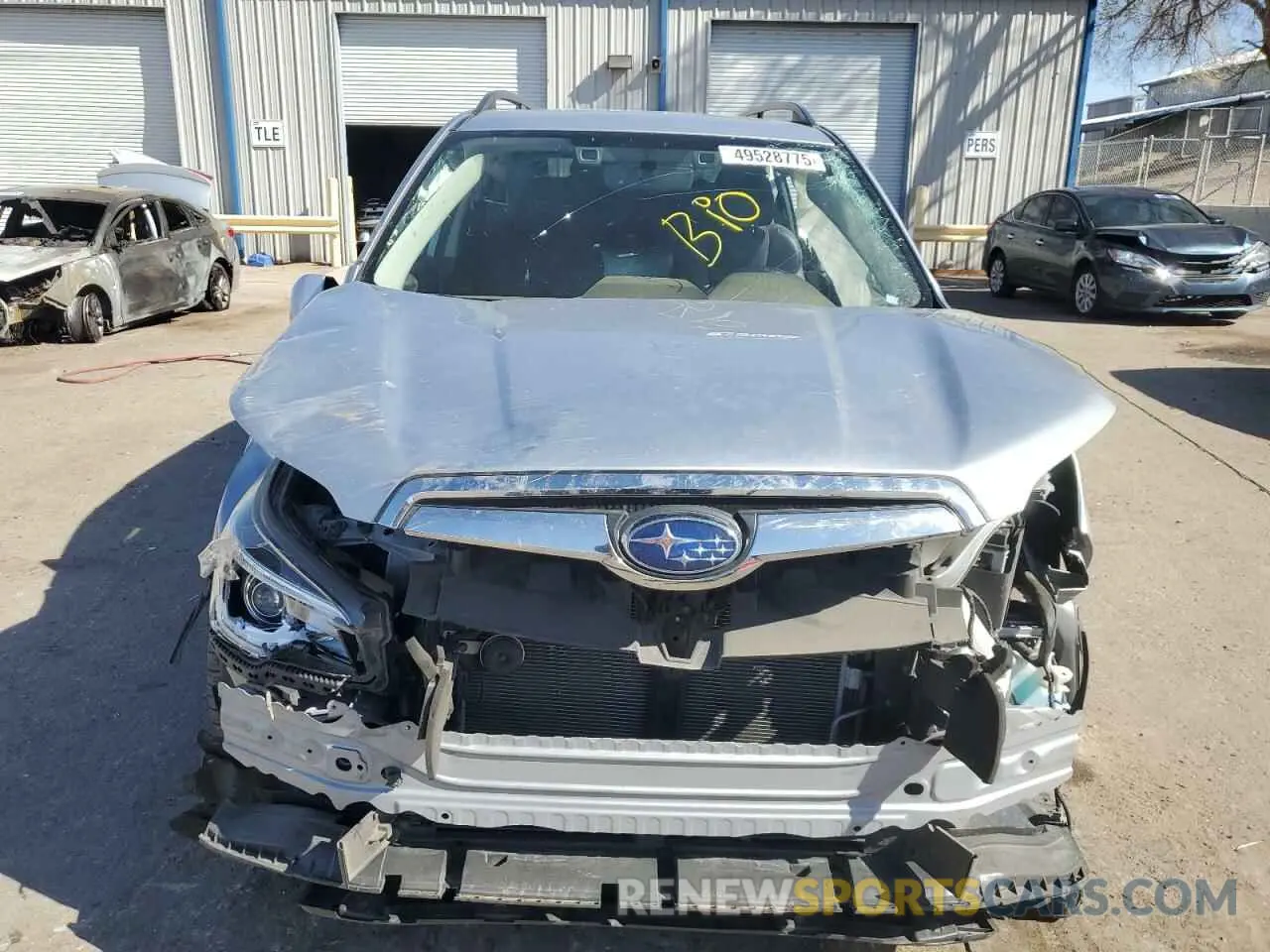 5 fotografías del automóvil dañado JF2SKAUC6LH460543 SUBARU FORESTER 2020