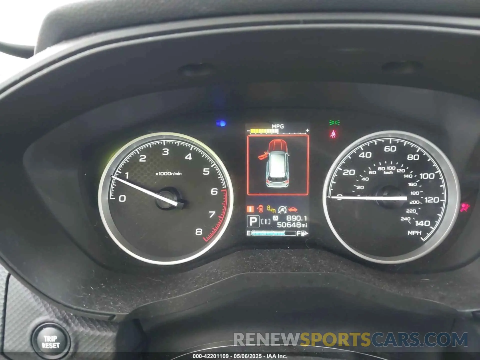 7 fotografías del automóvil dañado JF2SKAUC6LH462339 SUBARU FORESTER 2020