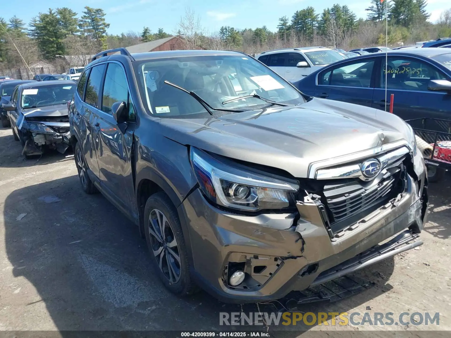 13 fotografías del automóvil dañado JF2SKAUC6LH480386 SUBARU FORESTER 2020