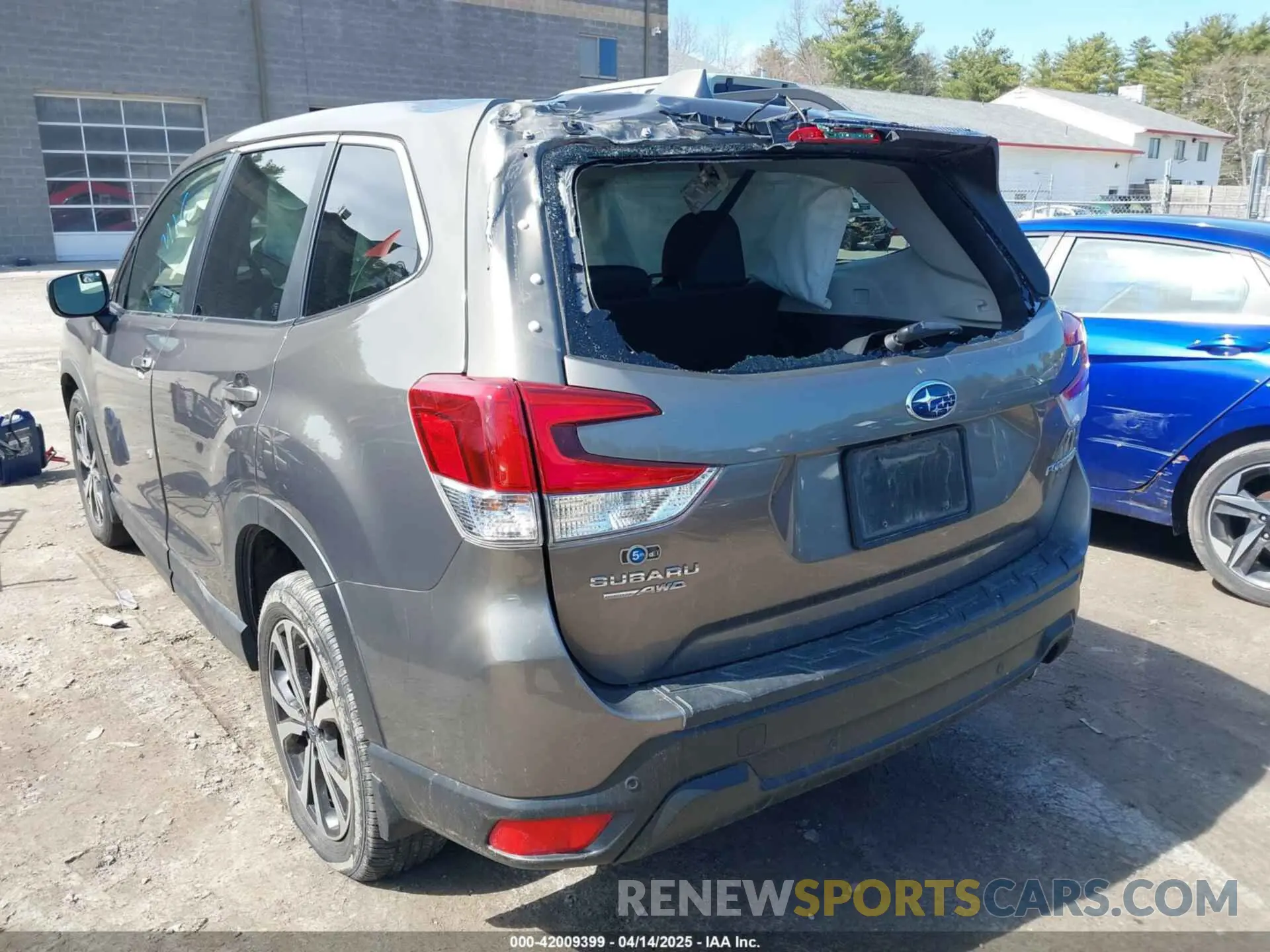 6 fotografías del automóvil dañado JF2SKAUC6LH480386 SUBARU FORESTER 2020
