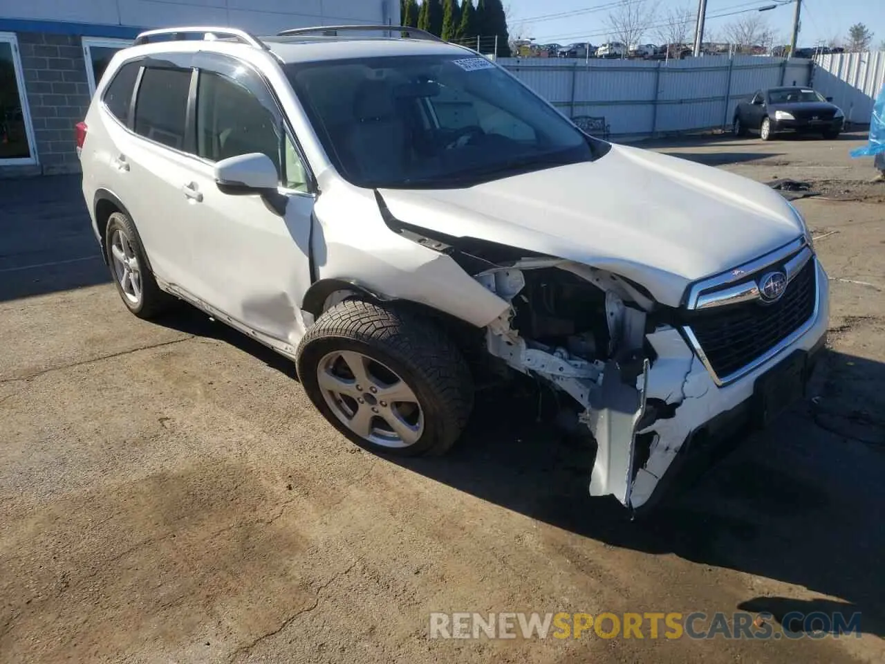 4 fotografías del automóvil dañado JF2SKAUC6LH503102 SUBARU FORESTER 2020