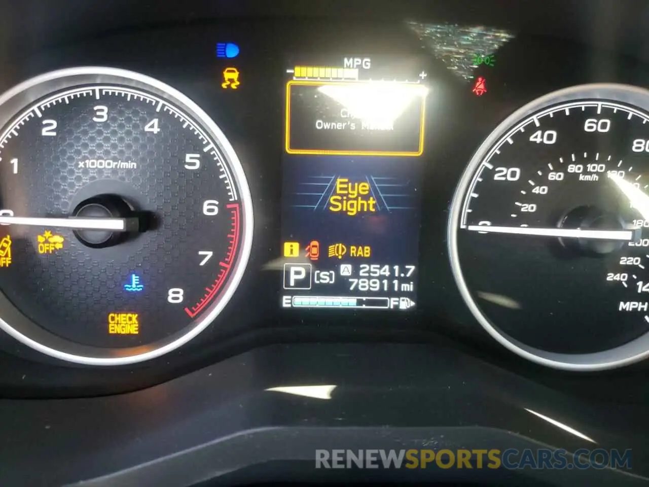 9 fotografías del automóvil dañado JF2SKAUC6LH503102 SUBARU FORESTER 2020