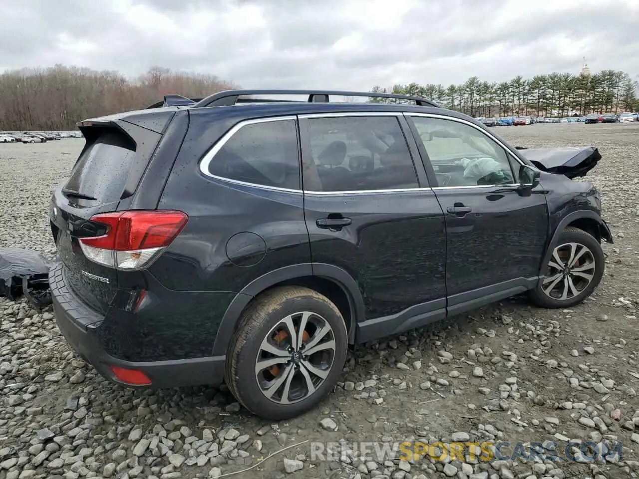 3 fotografías del automóvil dañado JF2SKAUC7LH606836 SUBARU FORESTER 2020
