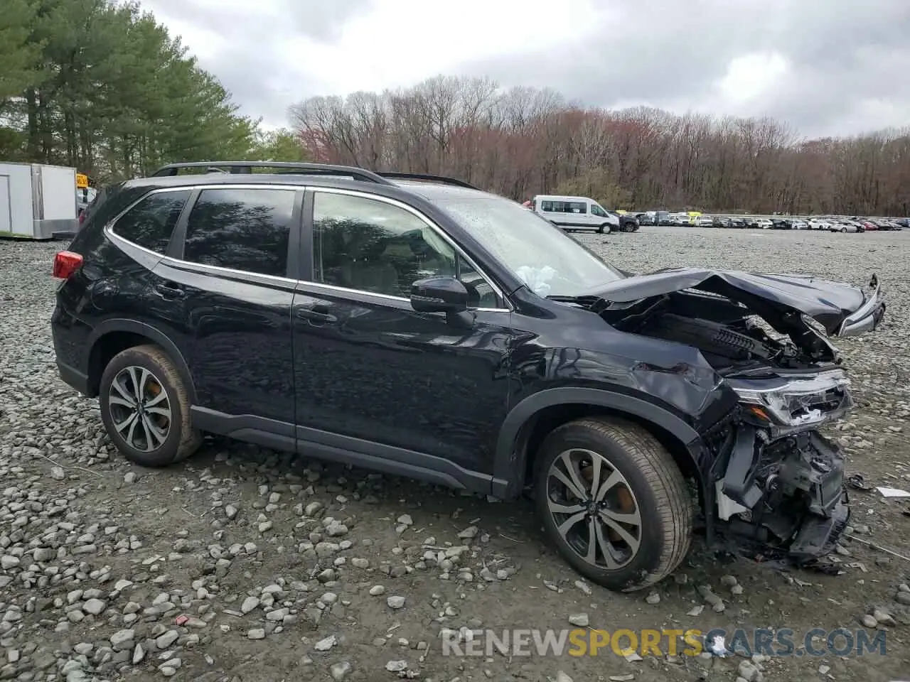 4 fotografías del automóvil dañado JF2SKAUC7LH606836 SUBARU FORESTER 2020