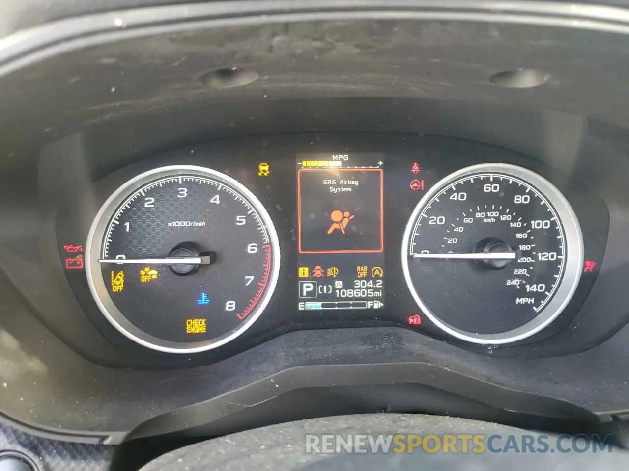 9 fotografías del automóvil dañado JF2SKAUC9LH433644 SUBARU FORESTER 2020