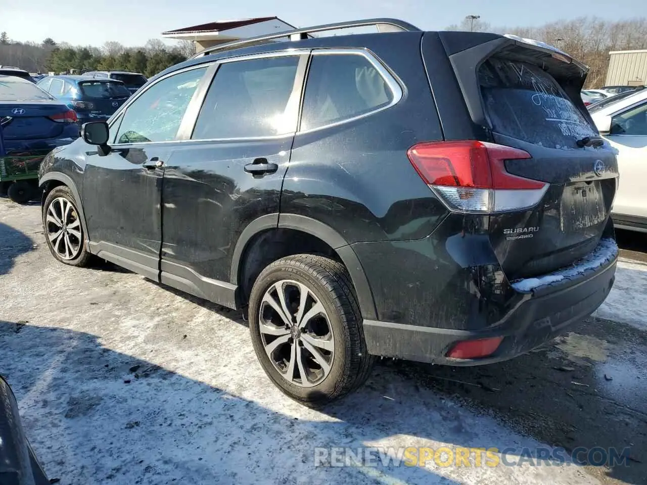 2 fotografías del automóvil dañado JF2SKAUC9LH437399 SUBARU FORESTER 2020