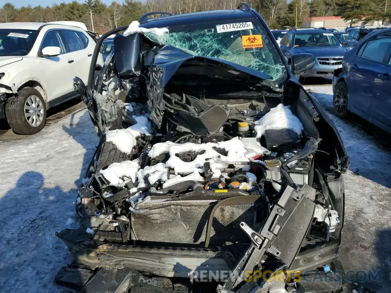 5 fotografías del automóvil dañado JF2SKAUC9LH437399 SUBARU FORESTER 2020