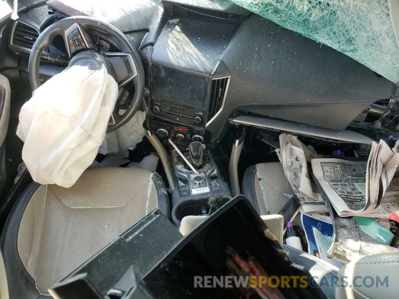 8 fotografías del automóvil dañado JF2SKAUC9LH437399 SUBARU FORESTER 2020