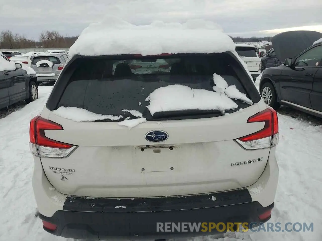 6 fotografías del automóvil dañado JF2SKAUC9LH602447 SUBARU FORESTER 2020
