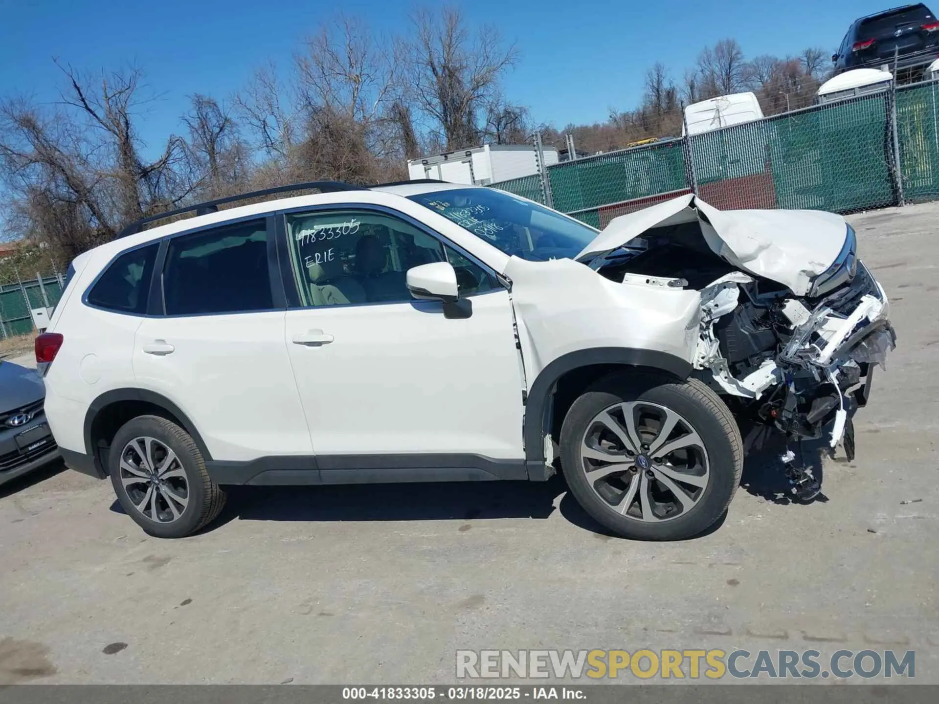 14 fotografías del automóvil dañado JF2SKAUCXLH582354 SUBARU FORESTER 2020