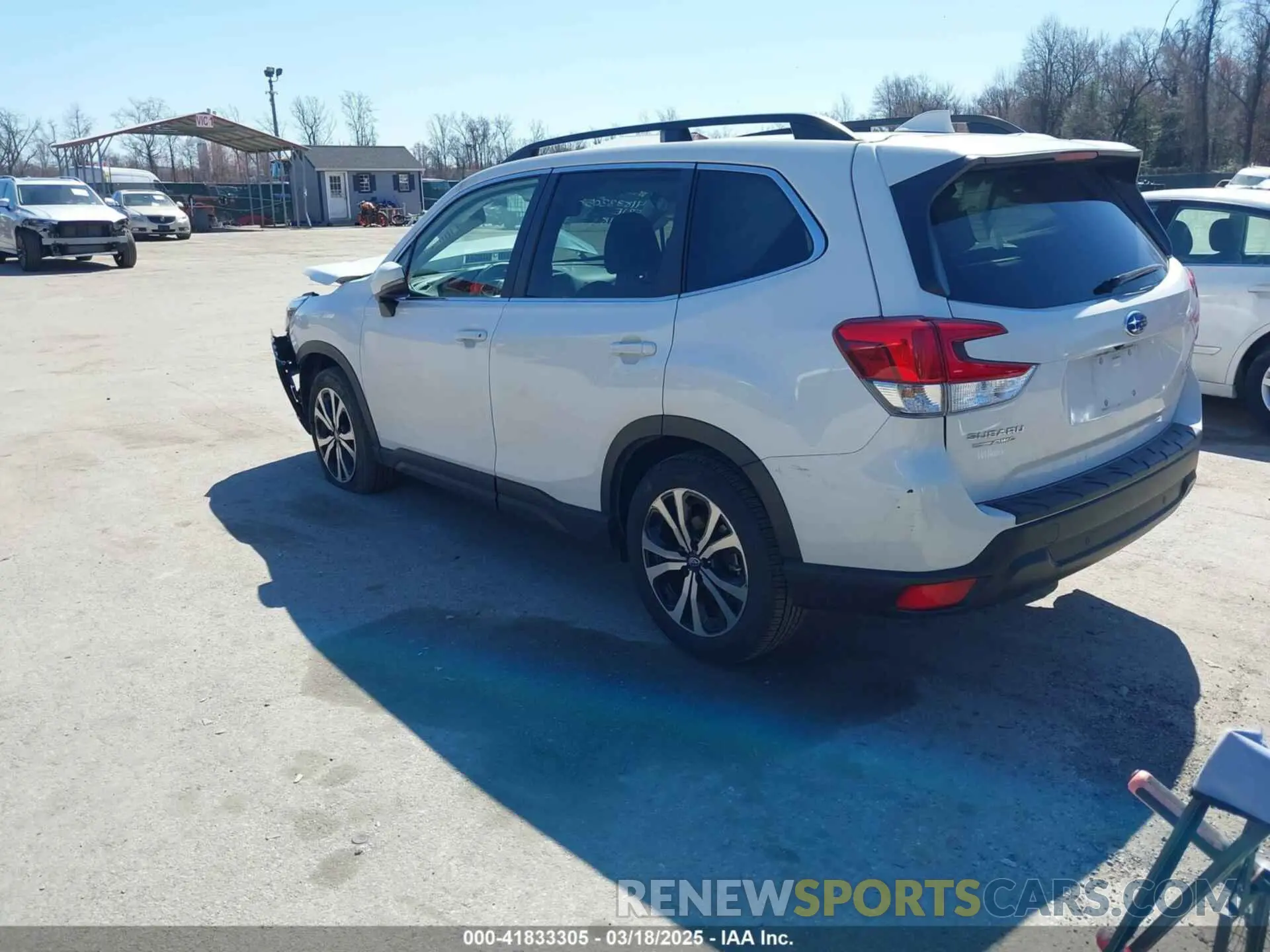 3 fotografías del automóvil dañado JF2SKAUCXLH582354 SUBARU FORESTER 2020