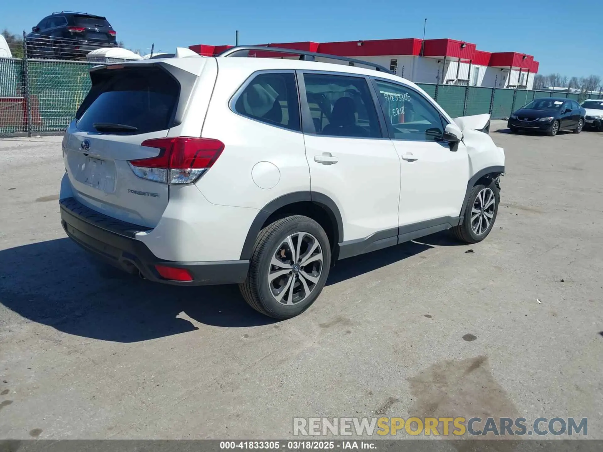 4 fotografías del automóvil dañado JF2SKAUCXLH582354 SUBARU FORESTER 2020