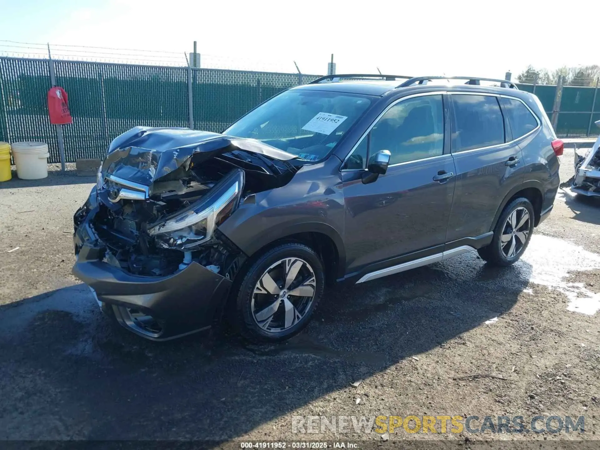 2 fotografías del automóvil dañado JF2SKAXC0LH601036 SUBARU FORESTER 2020