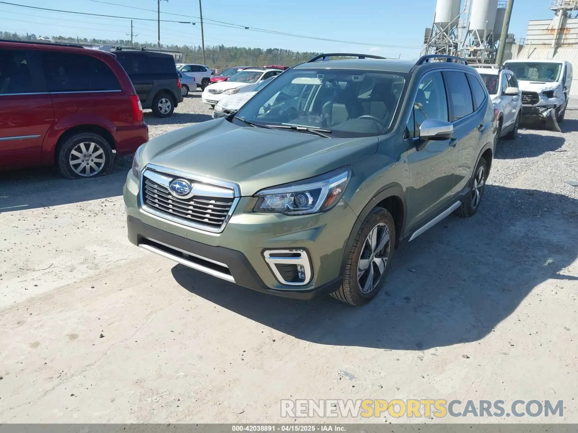 2 fotografías del automóvil dañado JF2SKAXC2LH550297 SUBARU FORESTER 2020