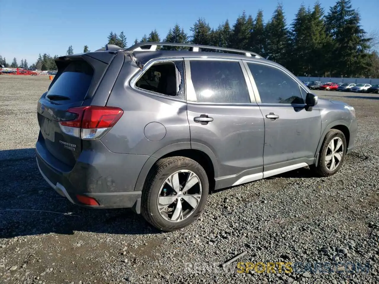 3 fotografías del automóvil dañado JF2SKAXC4LH420697 SUBARU FORESTER 2020