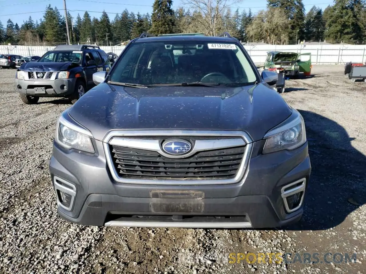 5 fotografías del automóvil dañado JF2SKAXC4LH420697 SUBARU FORESTER 2020