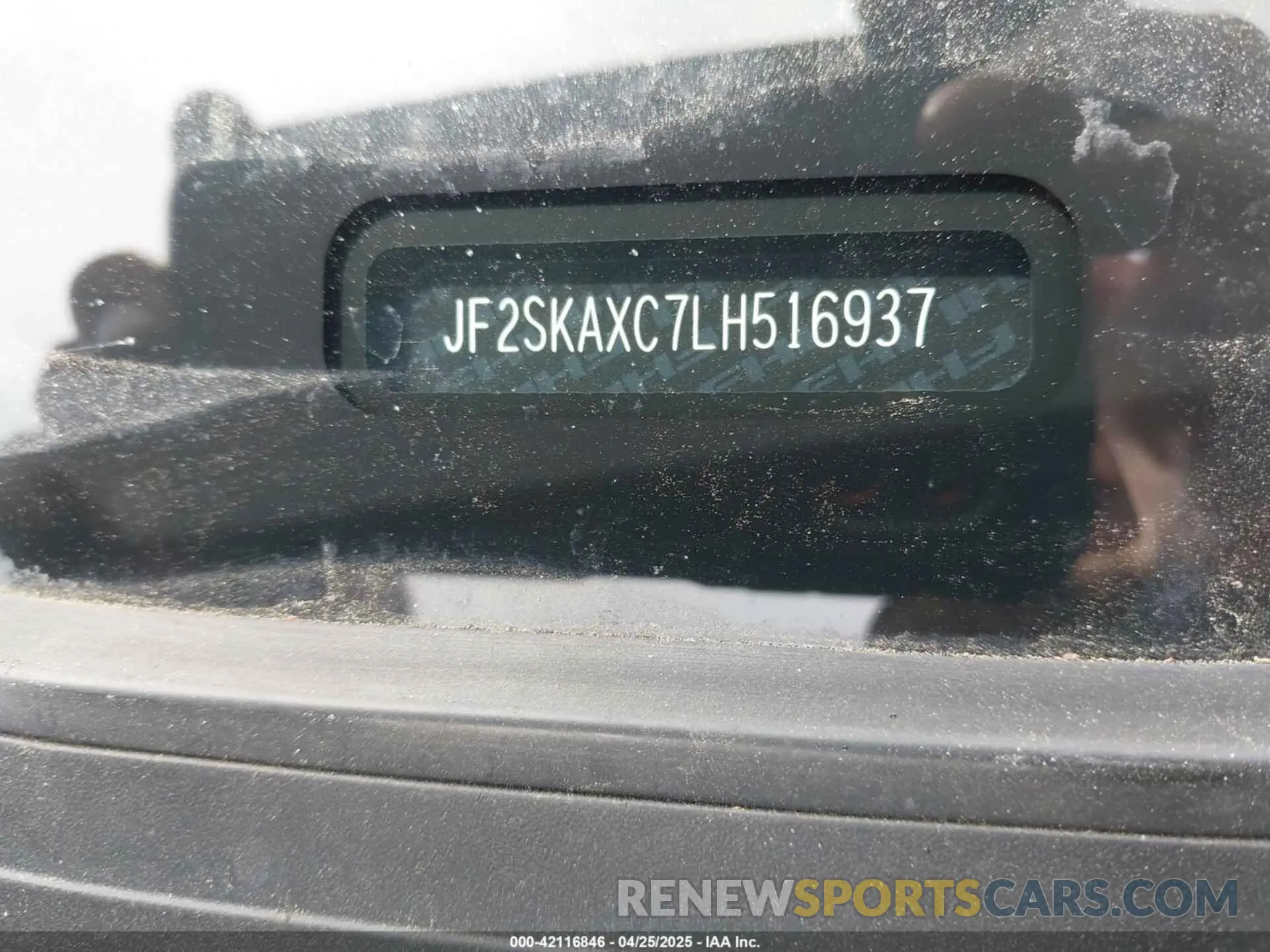 19 fotografías del automóvil dañado JF2SKAXC7LH516937 SUBARU FORESTER 2020
