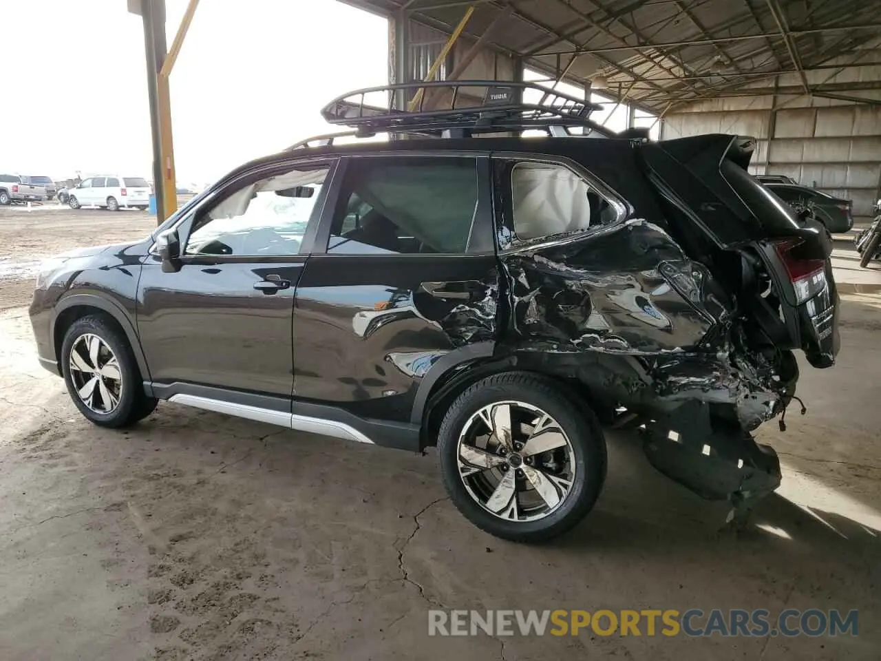 2 fotografías del automóvil dañado JF2SKAXC9LH552757 SUBARU FORESTER 2020
