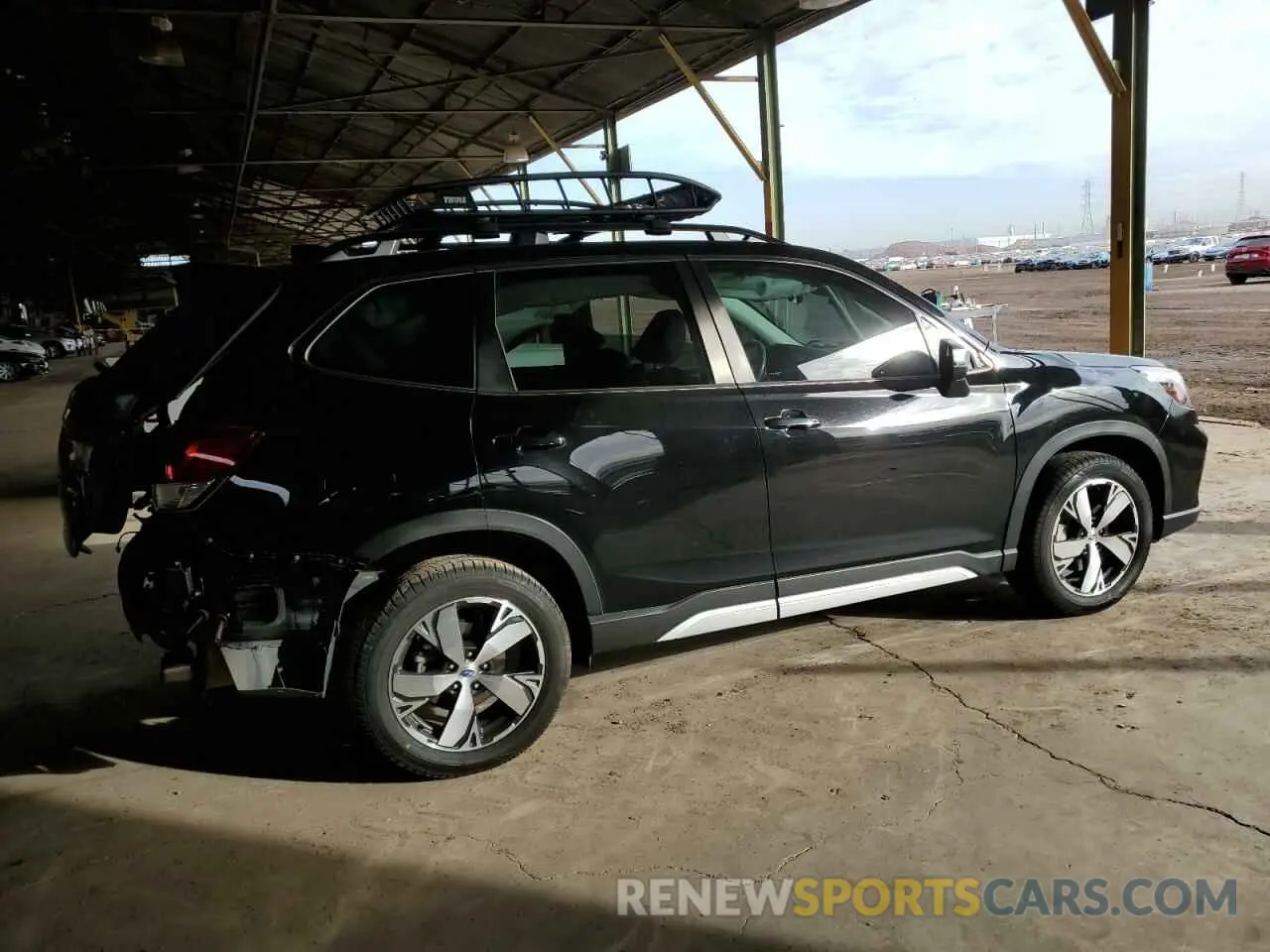 3 fotografías del automóvil dañado JF2SKAXC9LH552757 SUBARU FORESTER 2020