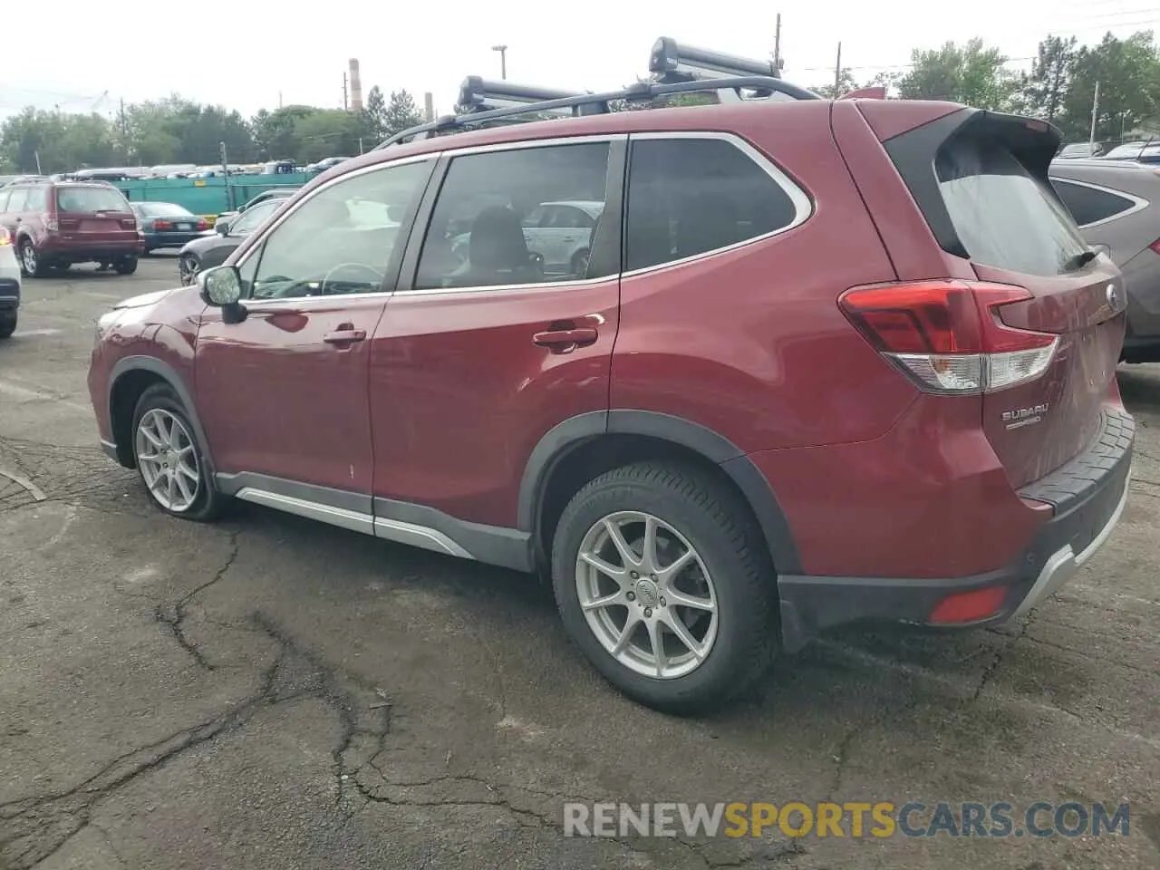 2 fotografías del automóvil dañado JF2SKAXC9LH581904 SUBARU FORESTER 2020