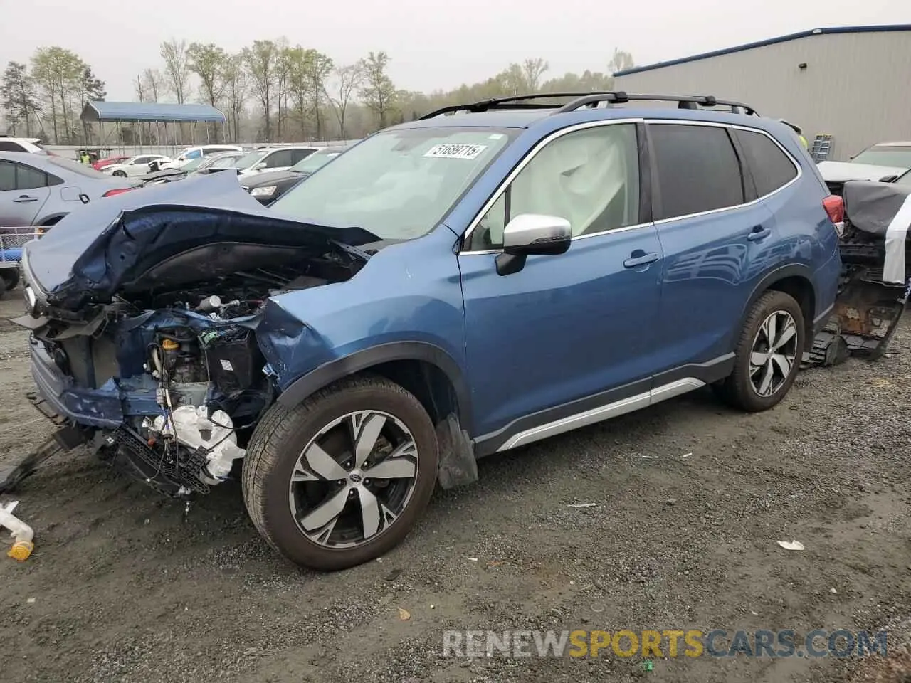 1 fotografías del automóvil dañado JF2SKAXCXLH580941 SUBARU FORESTER 2020