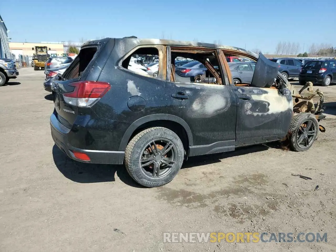 3 fotografías del automóvil dañado JF2SKEJCXLH484520 SUBARU FORESTER 2020