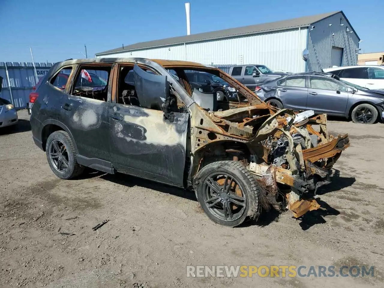 4 fotografías del automóvil dañado JF2SKEJCXLH484520 SUBARU FORESTER 2020