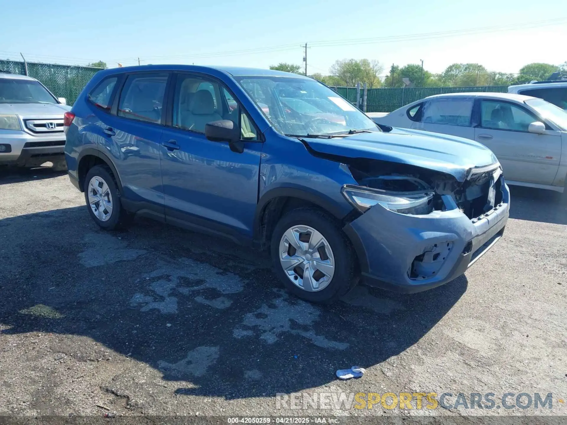 1 fotografías del automóvil dañado JF2SKAAC1MH400675 SUBARU FORESTER 2021