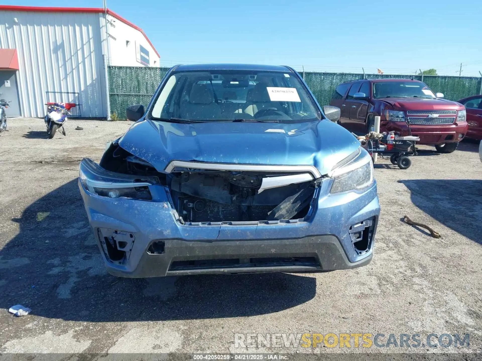 12 fotografías del automóvil dañado JF2SKAAC1MH400675 SUBARU FORESTER 2021